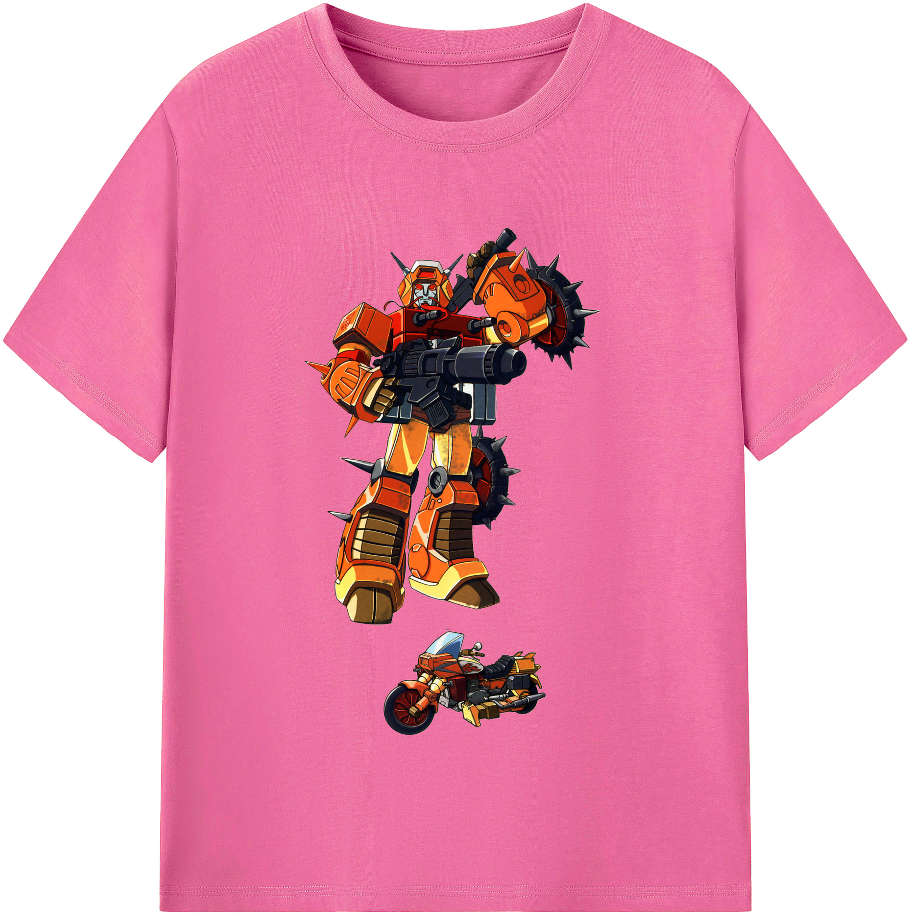 （画像用）  レディースカジュアルプリントTシャツ（綿100％）